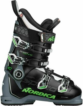Chaussures de ski alpin Nordica Speedmachine Black/Grey/Green 290 Chaussures de ski alpin - 1