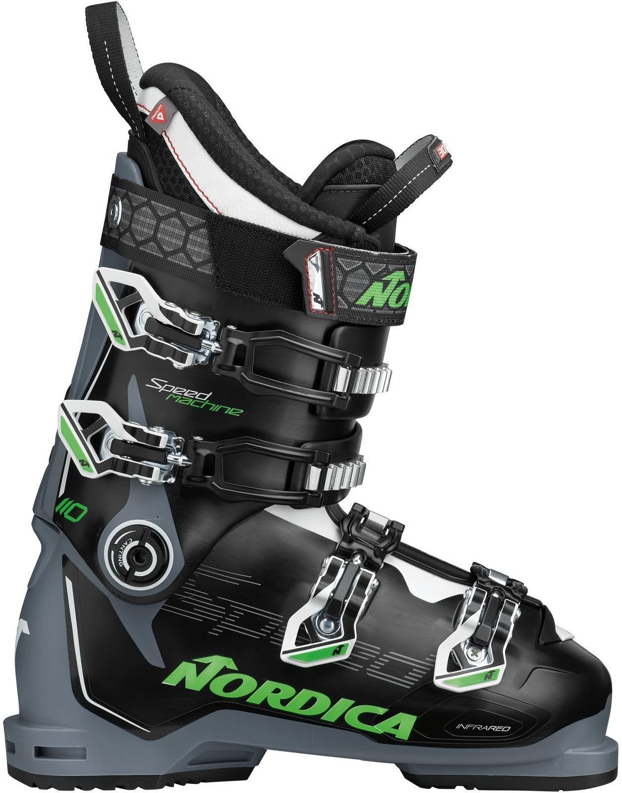 Clăpari de schi alpin Nordica Speedmachine Negru/Gri/Verde 275 Clăpari de schi alpin