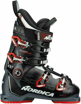 Chaussures de ski alpin Nordica Speedmachine Black/Anthracite/Red 290 Chaussures de ski alpin - 1