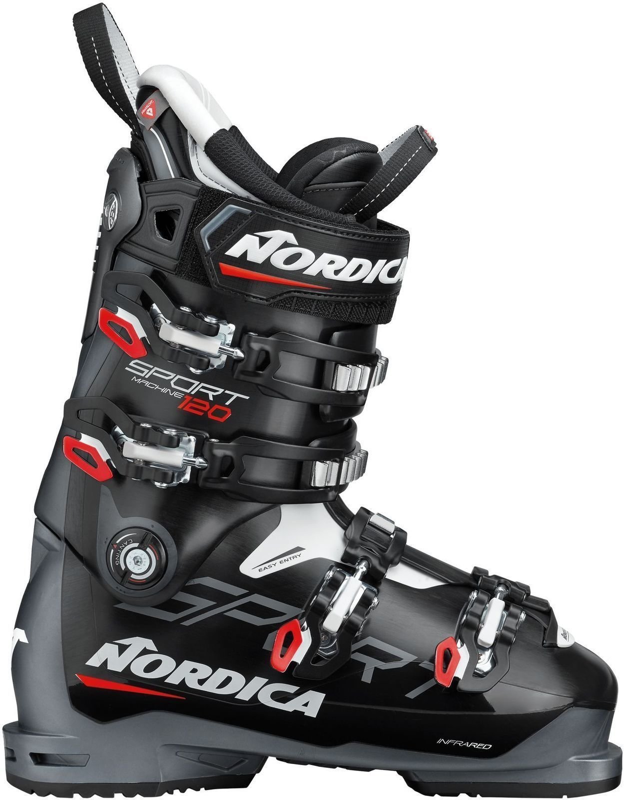 Clăpari de schi alpin Nordica Sportmachine Negru/Antracit/Roșu 325 Clăpari de schi alpin