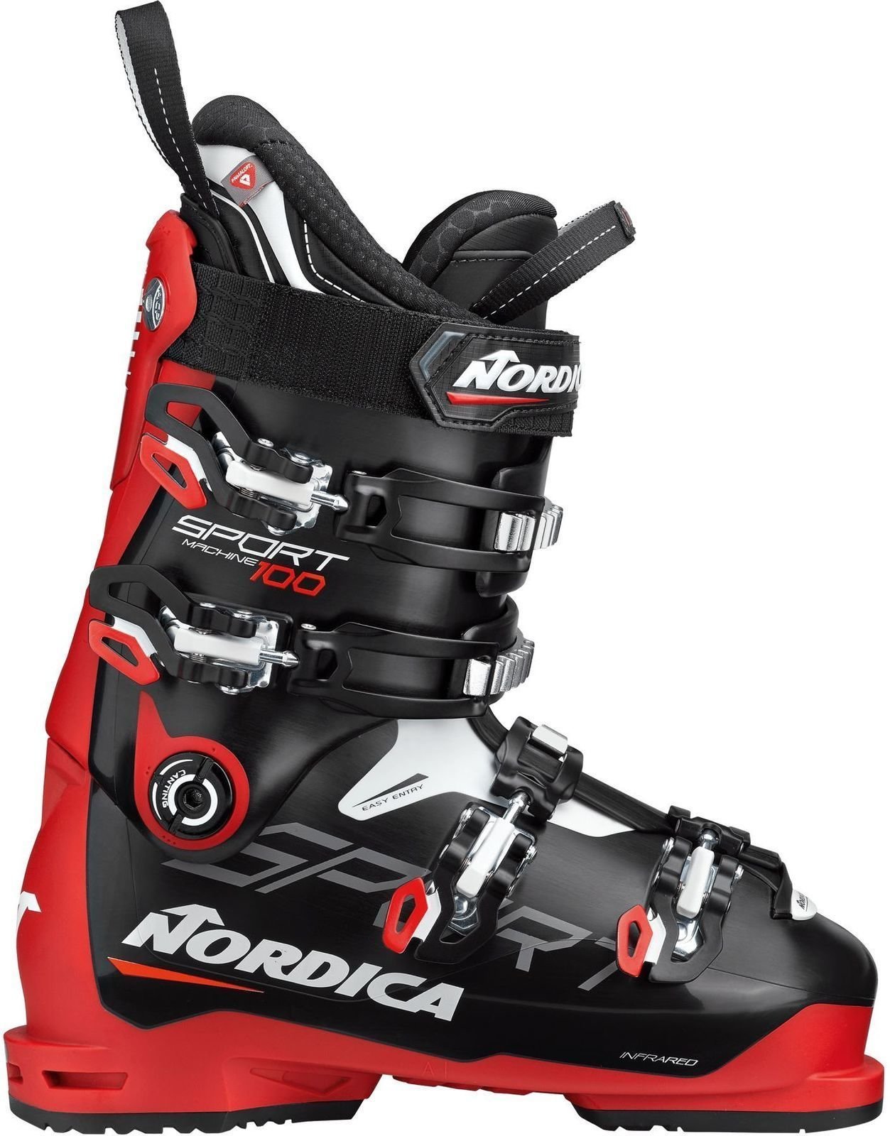 Chaussures de ski alpin Nordica Sportmachine Red/Black/White 290 Chaussures de ski alpin