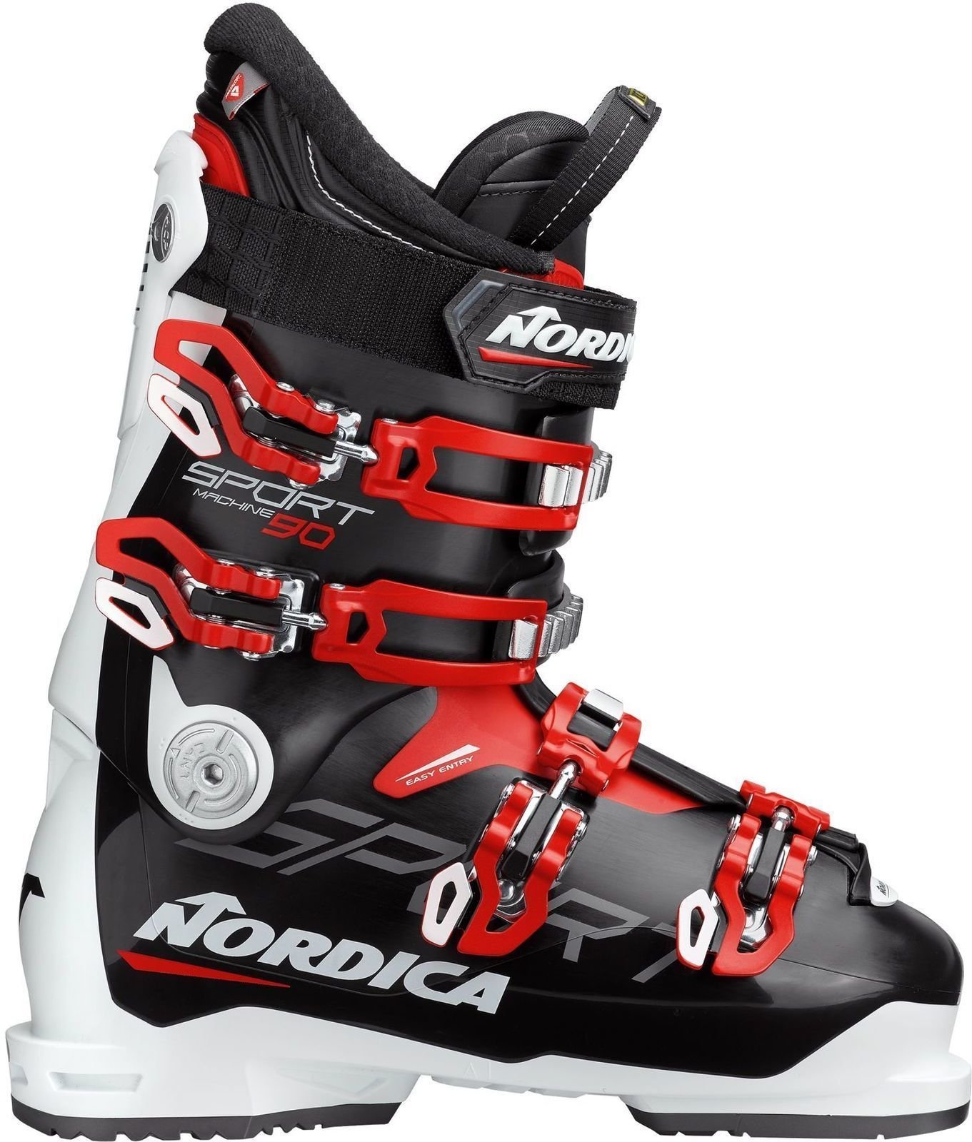 Chaussures de ski alpin Nordica Sportmachine Black/White/Red 270 Chaussures de ski alpin