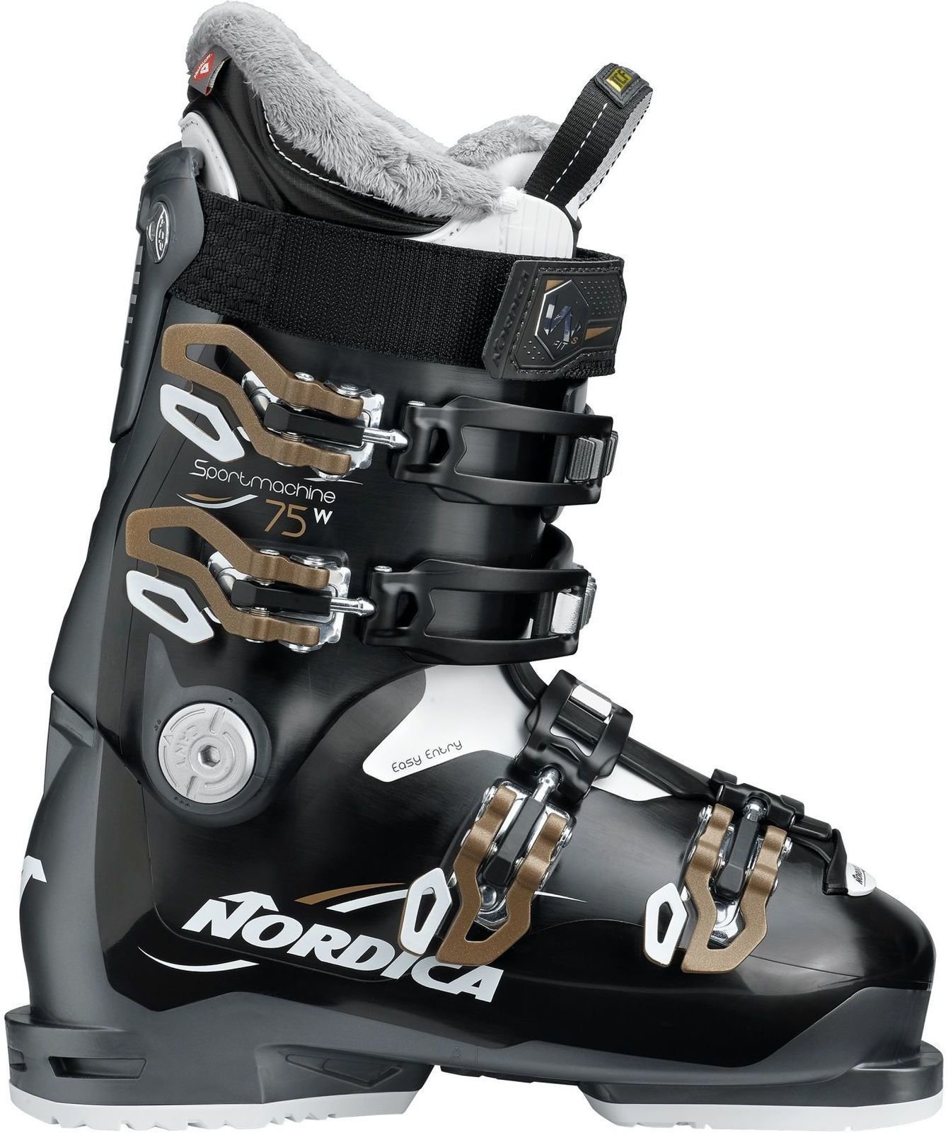 Alpesi sícipők Nordica Sportmachine W Black/Anthracite/Bronze 240 Alpesi sícipők
