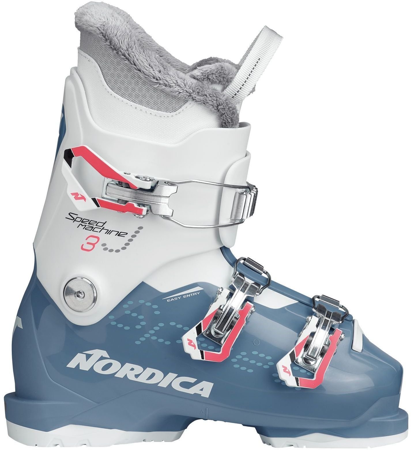 Chaussures de ski alpin Nordica Speedmachine J3 Light Blue/White 200 Chaussures de ski alpin