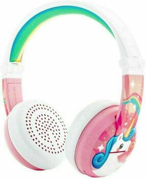 Слушалки за деца BuddyPhones Wave Unicorn Розов - 1