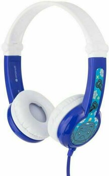 Headphones for children BuddyPhones Connect Blue - 1
