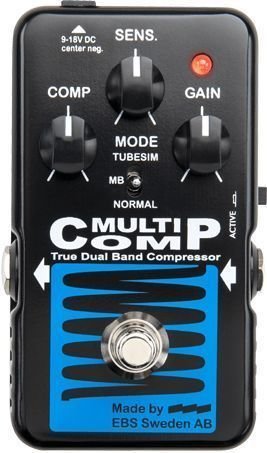 Bassguitar Effects Pedal EBS MultiComp SE Blue Label