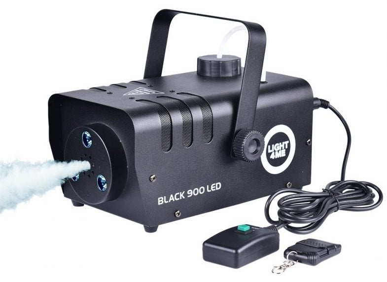 Výrobník mlhy Light4Me Black 900 LED