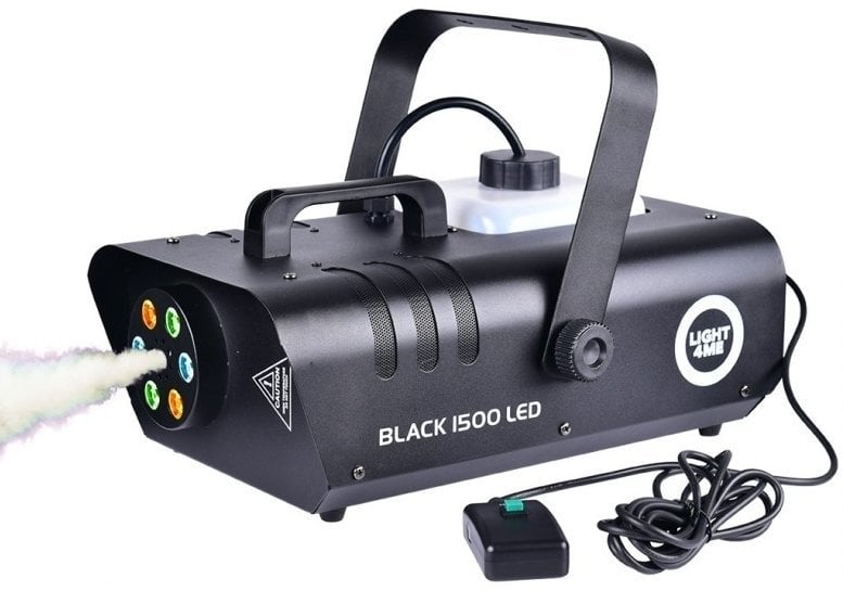 Výrobník mlhy Light4Me Black 1500 LED