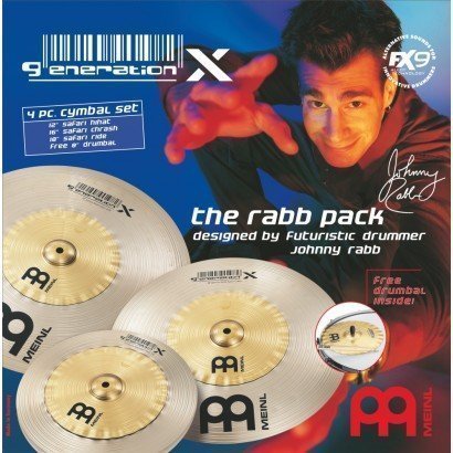 Činelová sada Meinl Generation X The Rabb Pack Cymbal Set B-STOCK