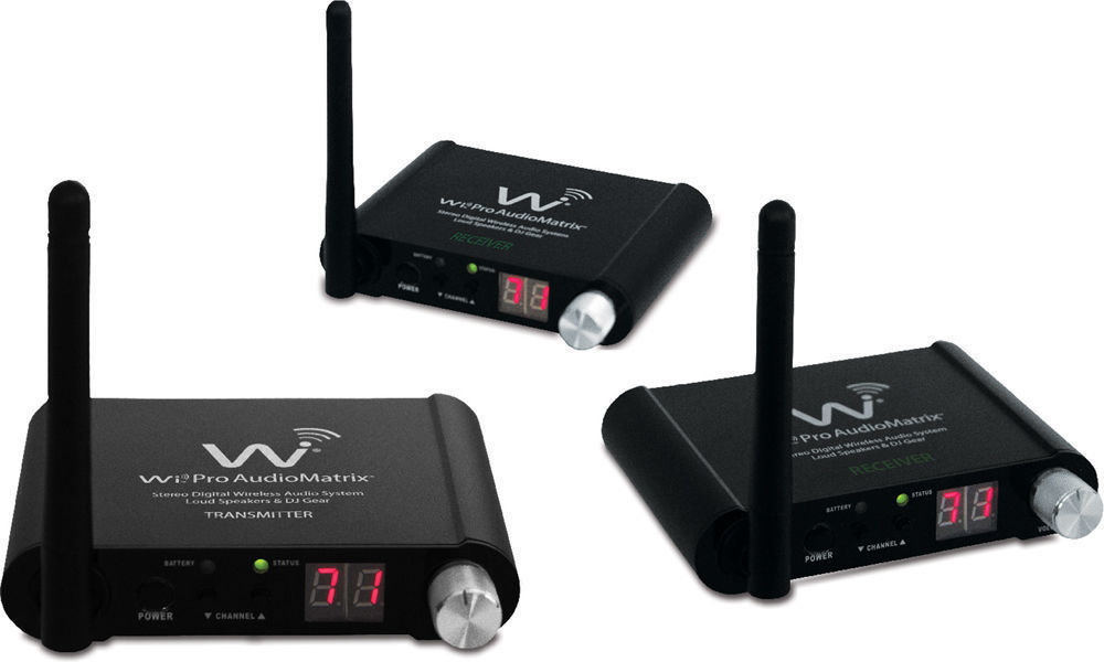 Vezeték nélküli rendszer aktív hangfalhoz WiDigital Wi Pro AudioMatrix