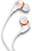 Auscultadores intra-auriculares Magnat LZR 540 White vs. Orange