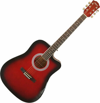 Guitarra dreadnought Aiersi SG028C Red Sunburst - 1