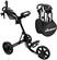 Clicgear Model 4.0 SET Matt Black Handmatige golftrolley