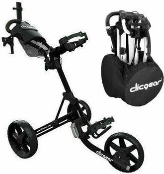 Ručna kolica za golf Clicgear Model 4.0 SET Matt Black Ručna kolica za golf - 1