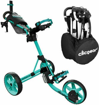 Manuální golfové vozíky Clicgear Model 4.0 SET Soft Teal Manuální golfové vozíky - 1