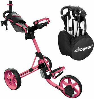 Chariot de golf manuel Clicgear Model 4.0 SET Soft Pink Chariot de golf manuel - 1