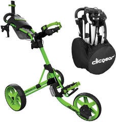 Chariot de golf manuel Clicgear Model 4.0 SET Matt Lime Chariot de golf manuel