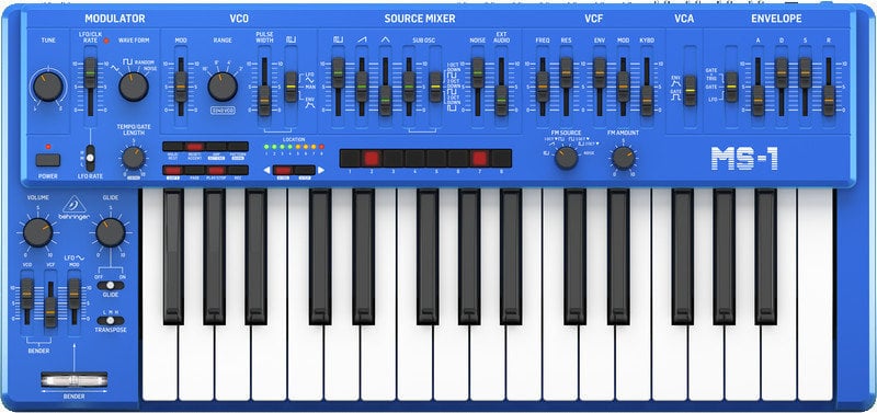 Synthesizer Behringer MS-1 Blau
