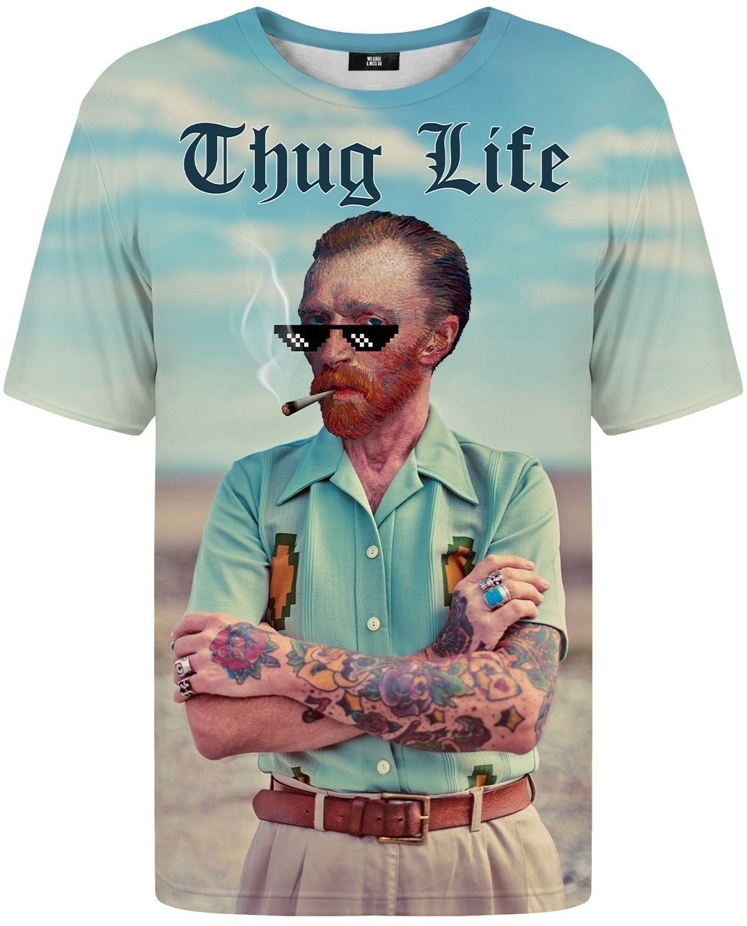 T-Shirt Mr. Gugu and Miss Go T-Shirt Thug Life S