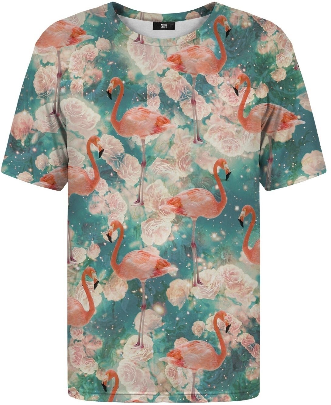 T-shirt Mr. Gugu and Miss Go T-shirt Flamingos L