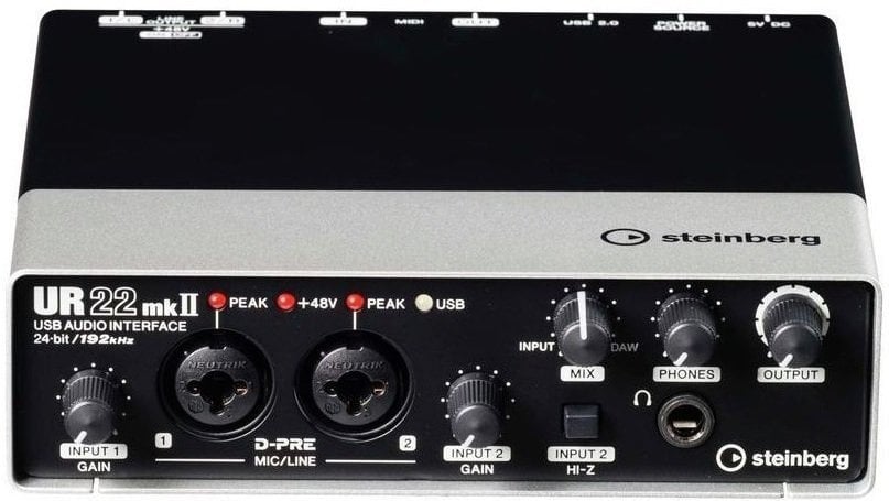 USB-audio-interface - geluidskaart Steinberg UR22 MK2