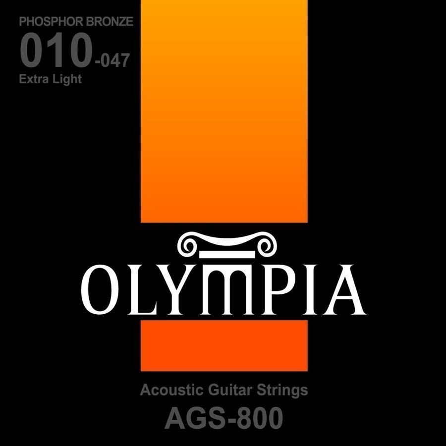Struny pro akustickou kytaru Olympia AGS800