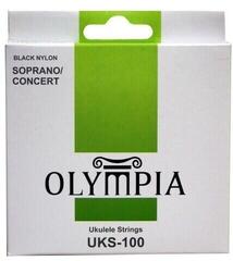 Cordes pour ukulélé soprano Olympia UKS100 Cordes pour ukulélé soprano