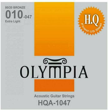 Snaren voor akoestische gitaar Olympia HQA1047 - 1