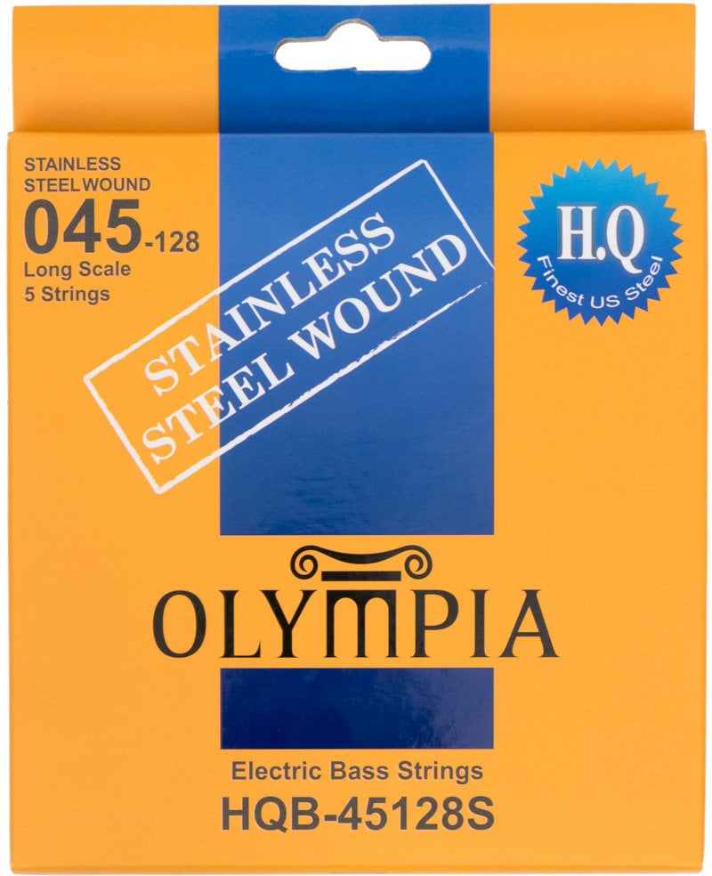 Struny pro 5-strunnou baskytaru Olympia HQB45128S