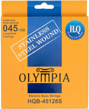 Struny pro 5-strunnou baskytaru Olympia HQB45128S - 1