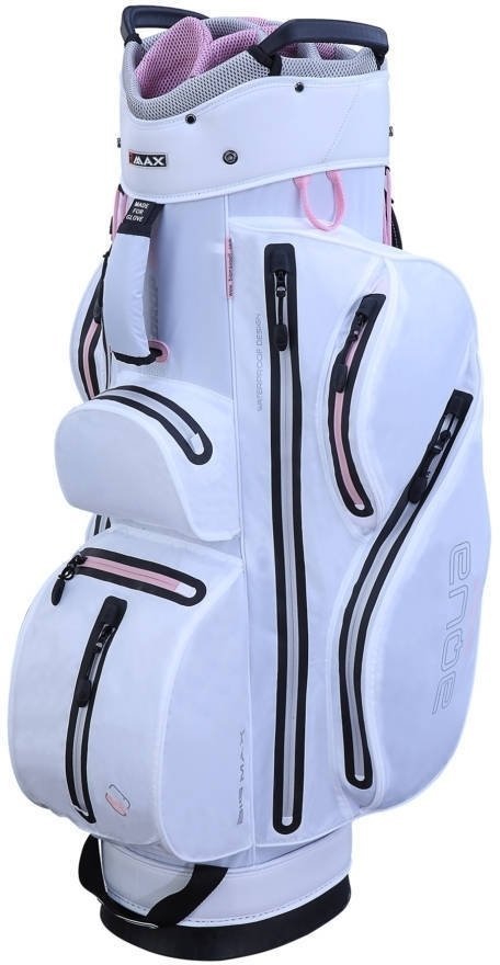 Saco de golfe Big Max Aqua Style 2 White/Pink Cart Bag