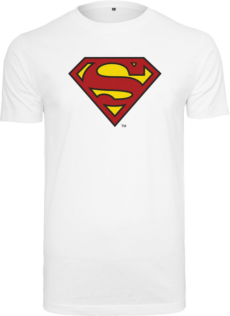 T-shirt Superman Logo White S T-shirt