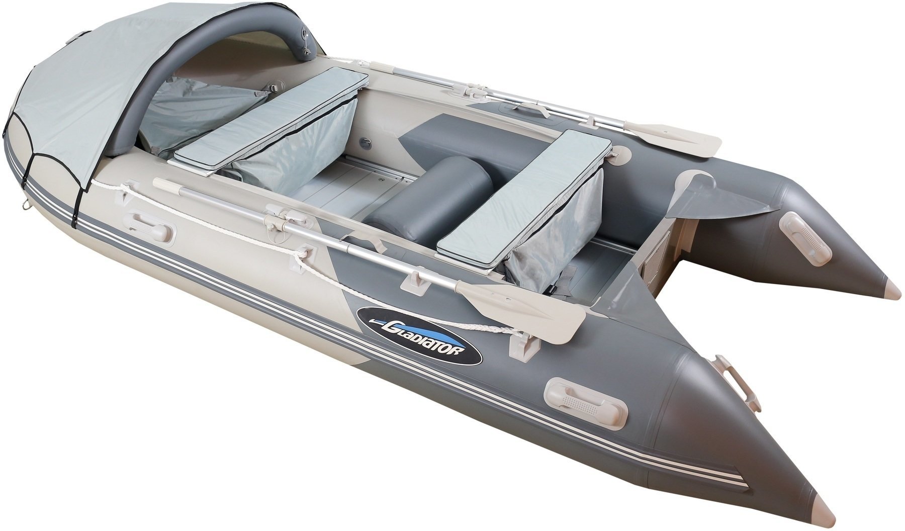 Inflatable Boat Gladiator Inflatable Boat C420AL 2022 420 cm Light Grey-Dark Grey
