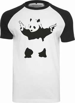 Tricou Banksy Tricou Raglan White-Black M - 1