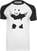 Tričko Banksy Raglan Black/White XL Tričko