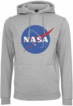 Felpa con cappuccio NASA Felpa con cappuccio Logo Heather Grey M - 1