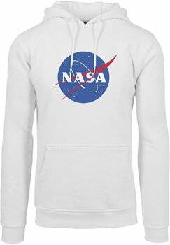 Hoodie NASA Hoodie Logo Weiß L - 1