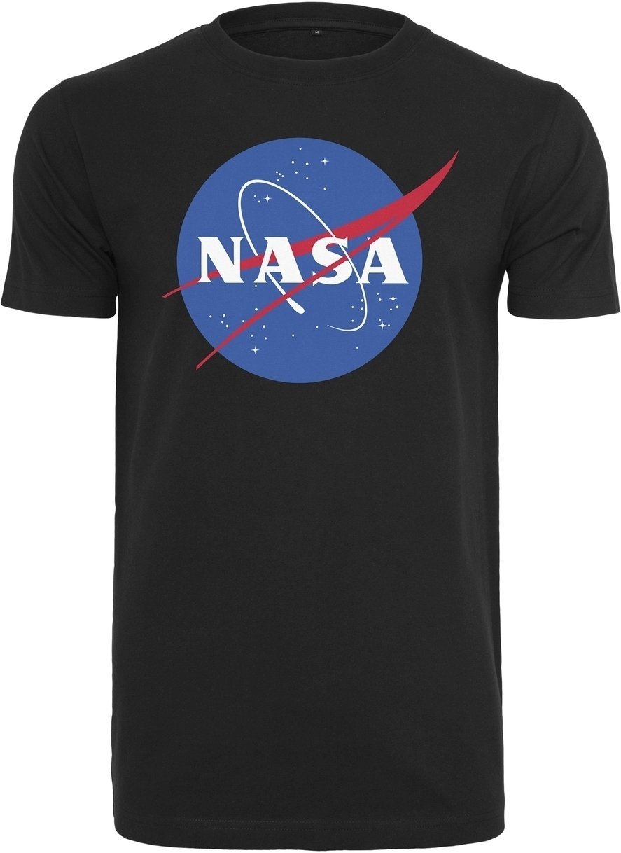 Camiseta de manga corta NASA Camiseta de manga corta Logo Hombre Black M