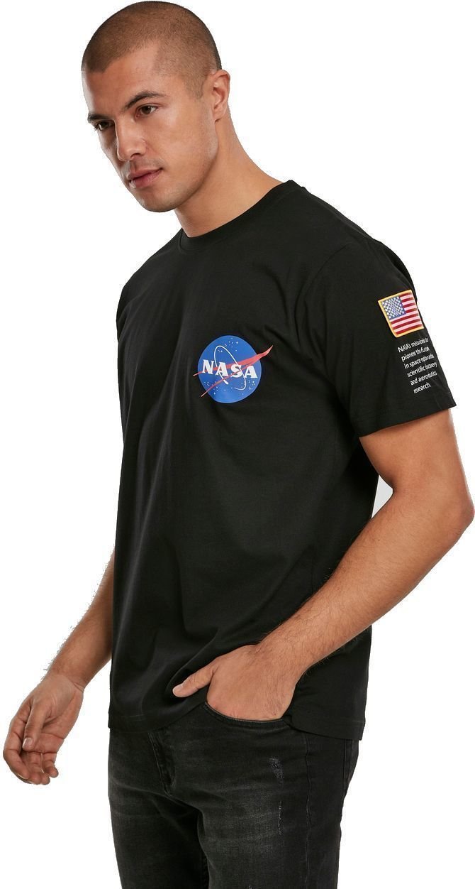 Tričko NASA Tričko Insignia Logo Muži Black S