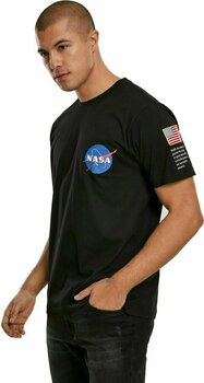 Tricou NASA Tricou Insignia Logo Bărbaţi Black S - 1