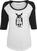 T-shirt Banksy Ape Raglan White-Black M T-shirt