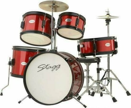 Akustik-Drumset Stagg TIM JR 5/16 RD - 1