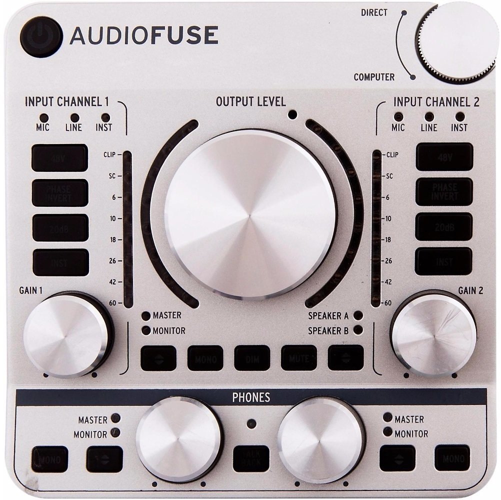 USB-audio-interface - geluidskaart Arturia AudioFuse Classic Silver