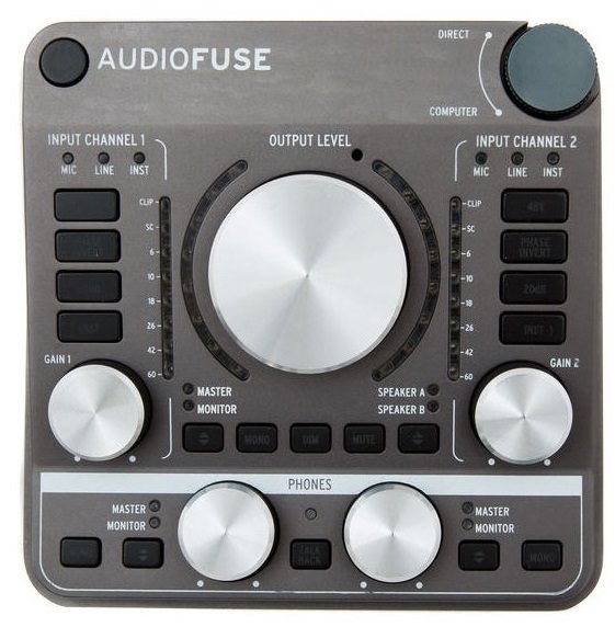 USB-audio-interface - geluidskaart Arturia AudioFuse Space Grey