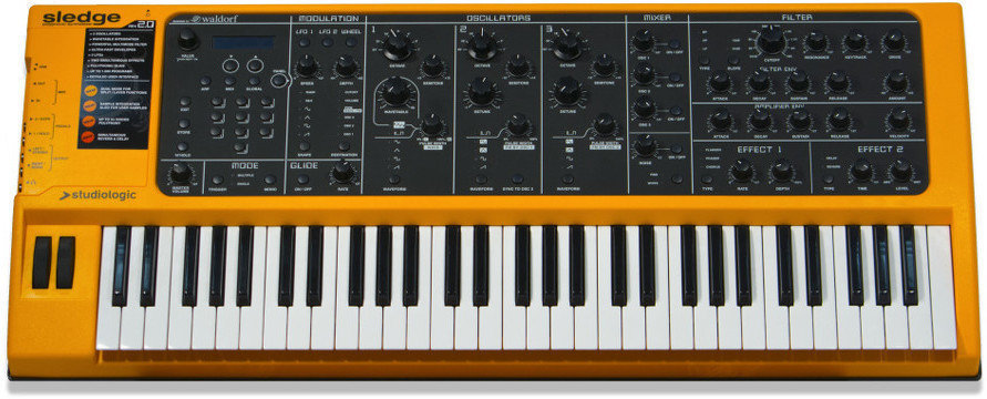 Synthesizer Studiologic Sledge 2 Yellow