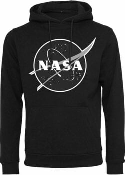 Felpa con cappuccio NASA Felpa con cappuccio Insignia Black XS - 1