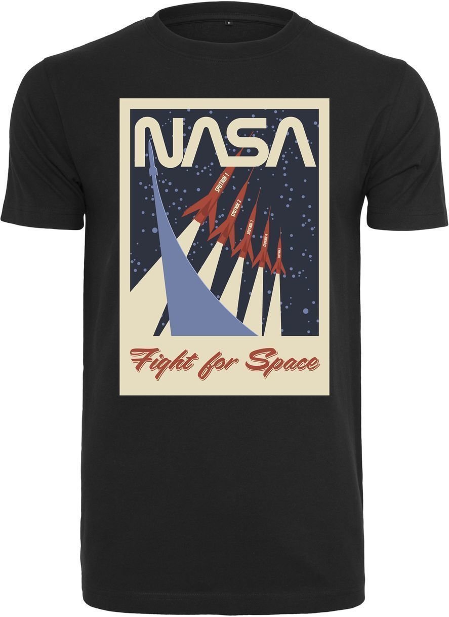 Shirt NASA Shirt Fight For Space Heren Black XS