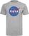 Tričko NASA Logo Heather Grey M Tričko