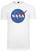 Maglietta NASA Maglietta Logo Maschile White L